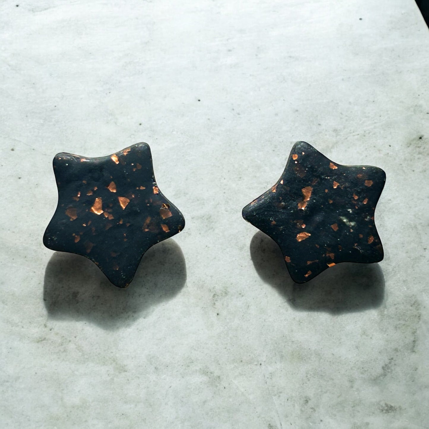 Black Rose Gold Stud