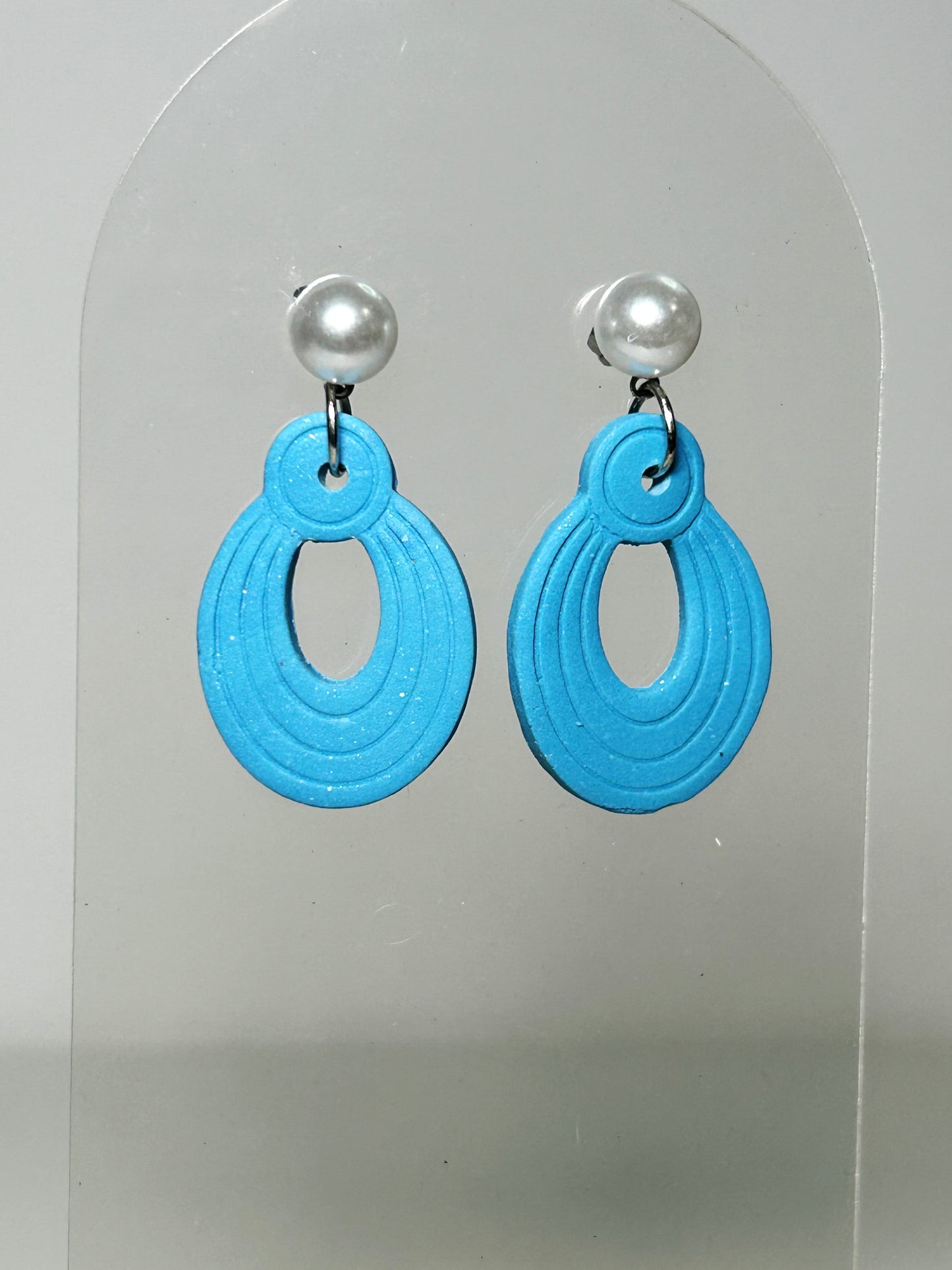 Blue Pearl Dangles
