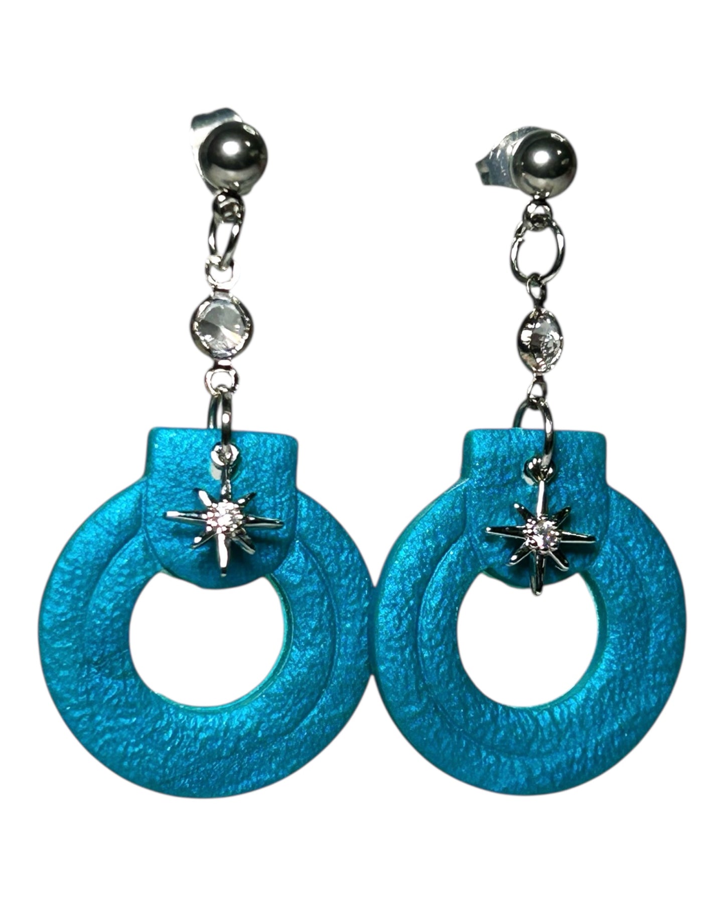 Peacock Starburst Dangles