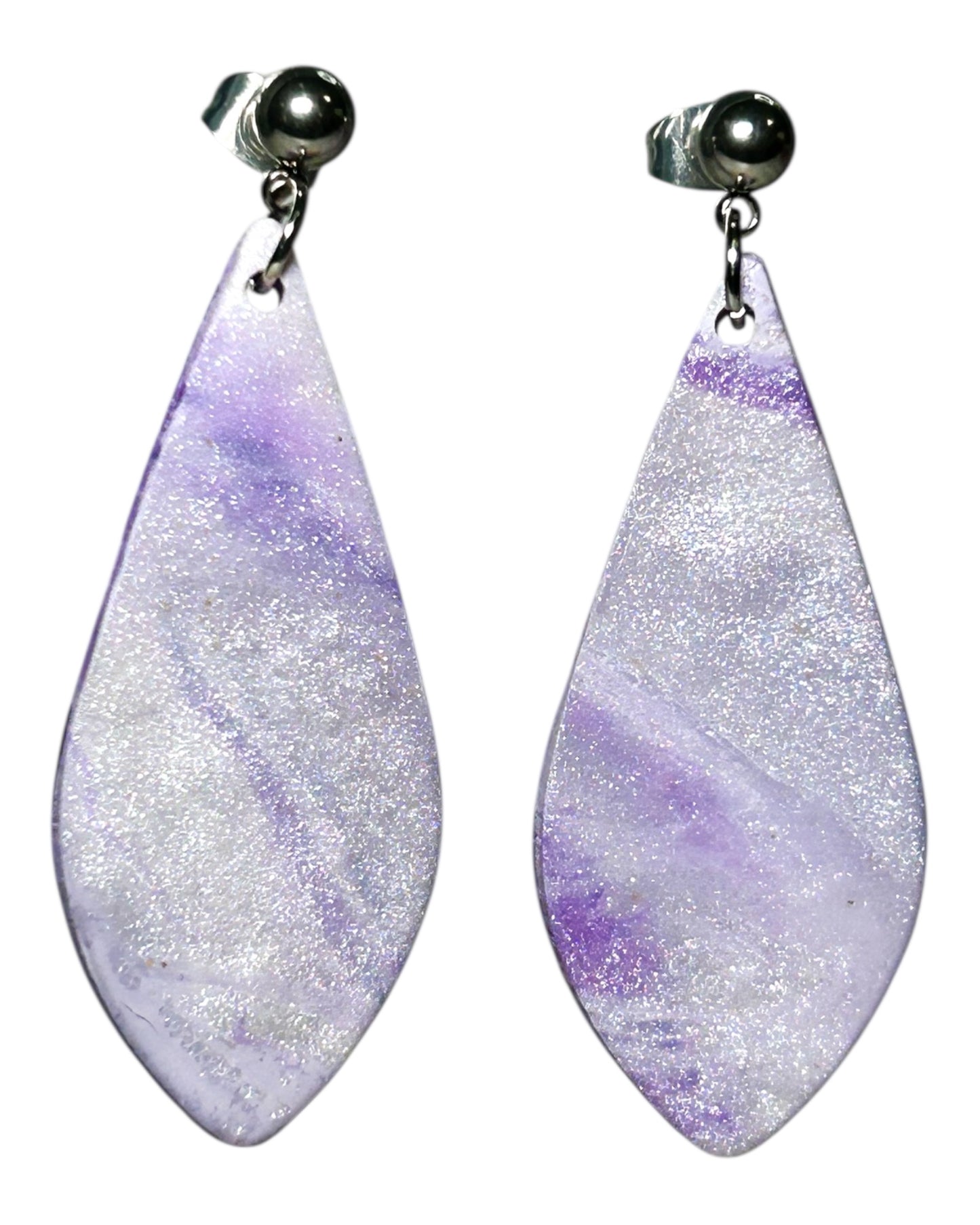Purple Pearl Dangles