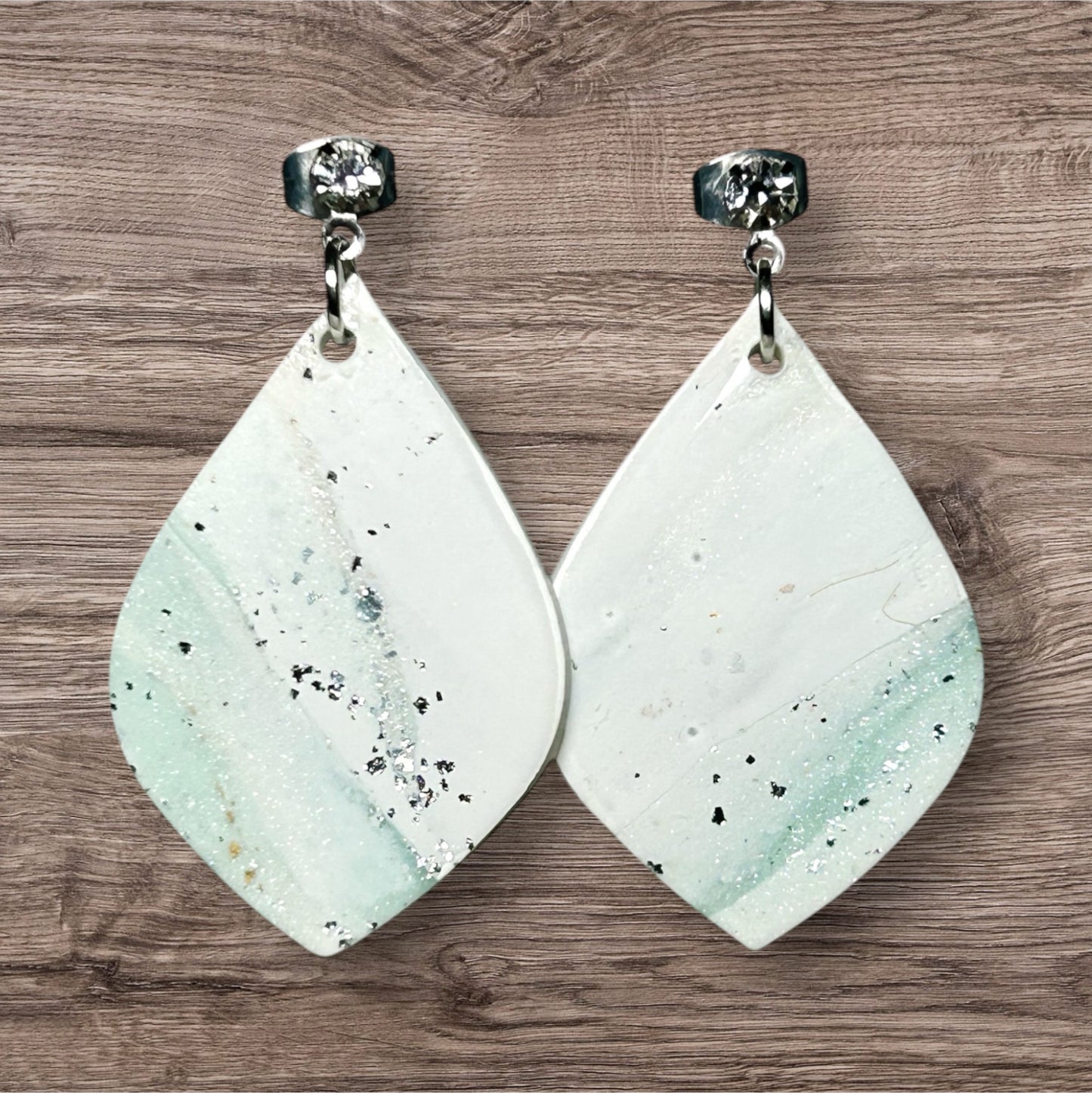 Mint Marble Rhinestone