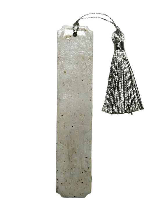 White and Gold Bookmark