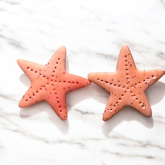 Coral Starfish Studs