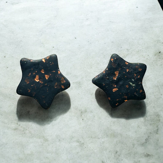 Black Rose Gold Stud