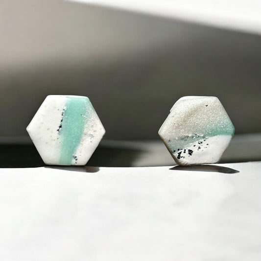 Mint Swirl Stud