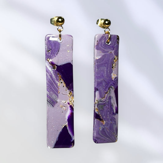 Purple and Gold Marble