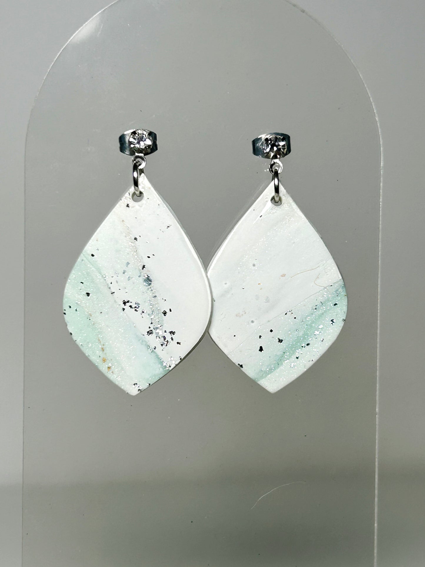 Mint Marble Rhinestone