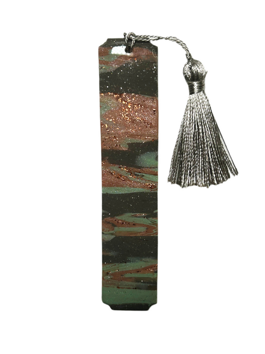 Rose Gold Camo Bookmark