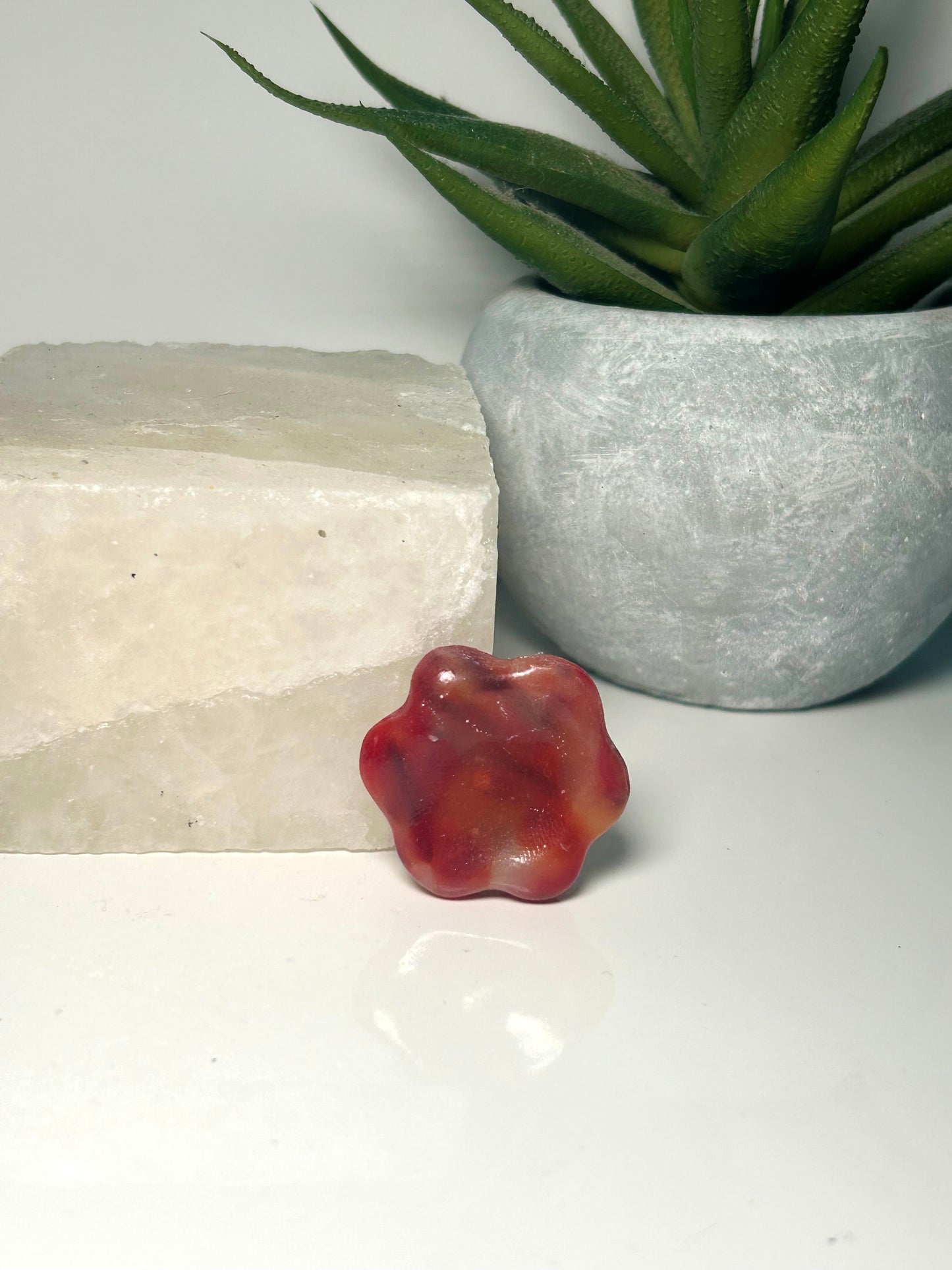 Red Worry Stone