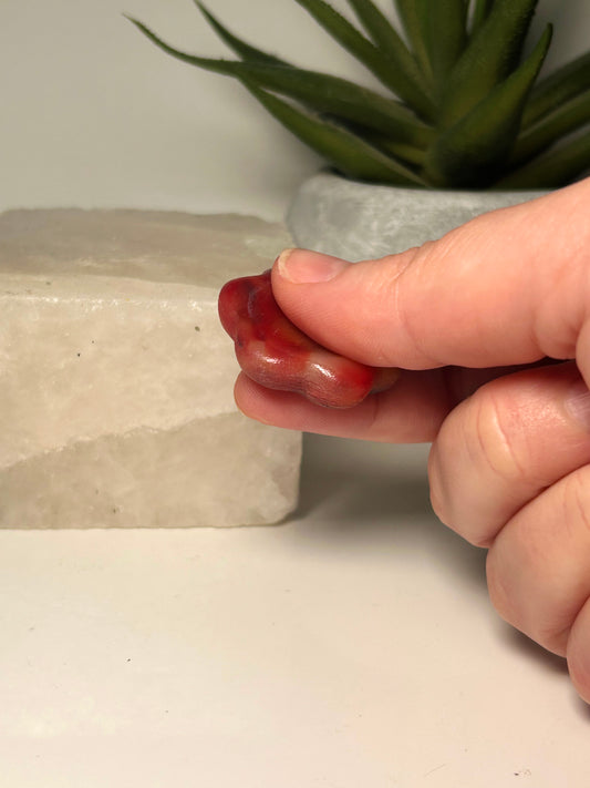 Red Worry Stone
