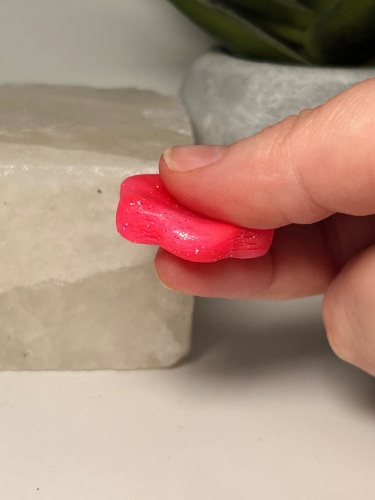 Neon Pink Worry Stone