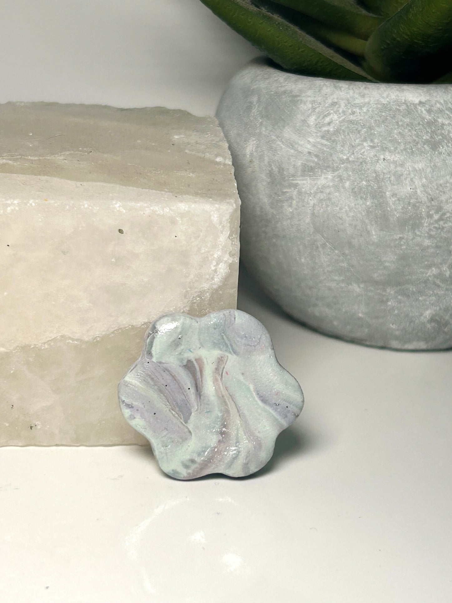 Purple Swirl Worry Stone