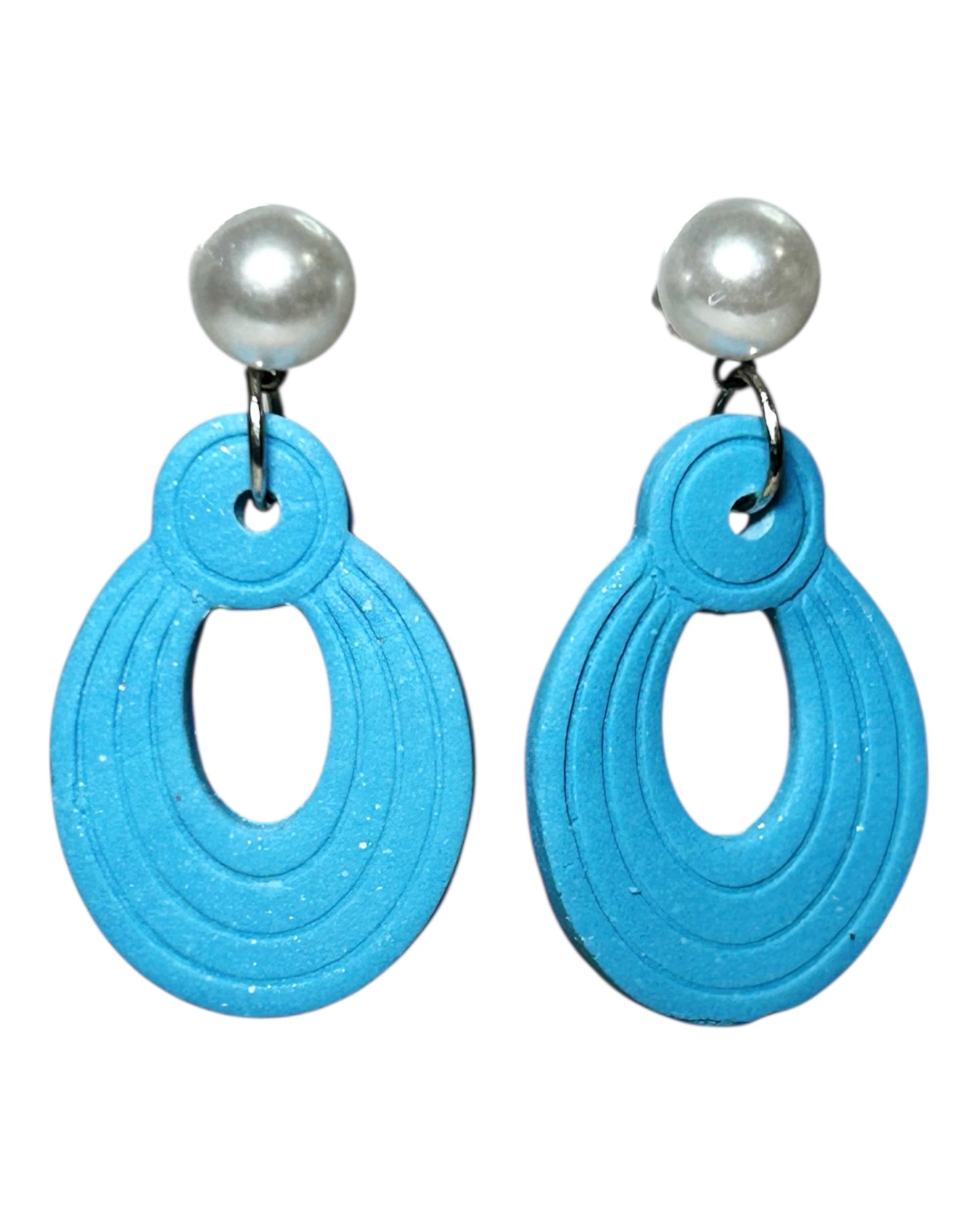 Blue Pearl Dangles