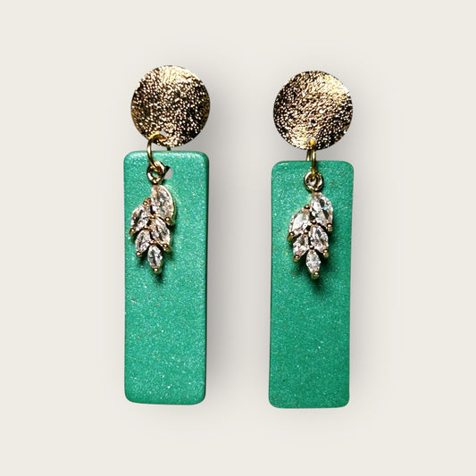 Green Wheat Leaf Dangles